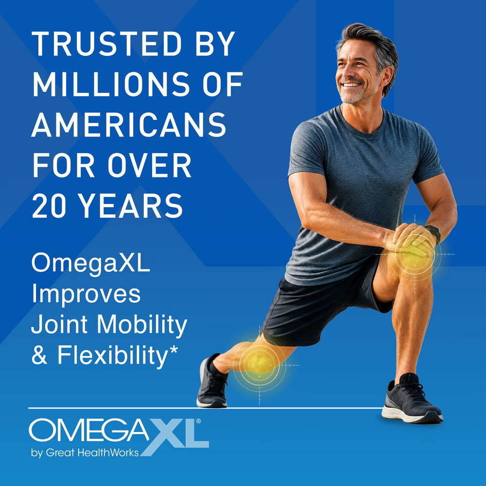 OmegaXL, Supplement Green-Lipped Mussel Oil - 60 Softgels.