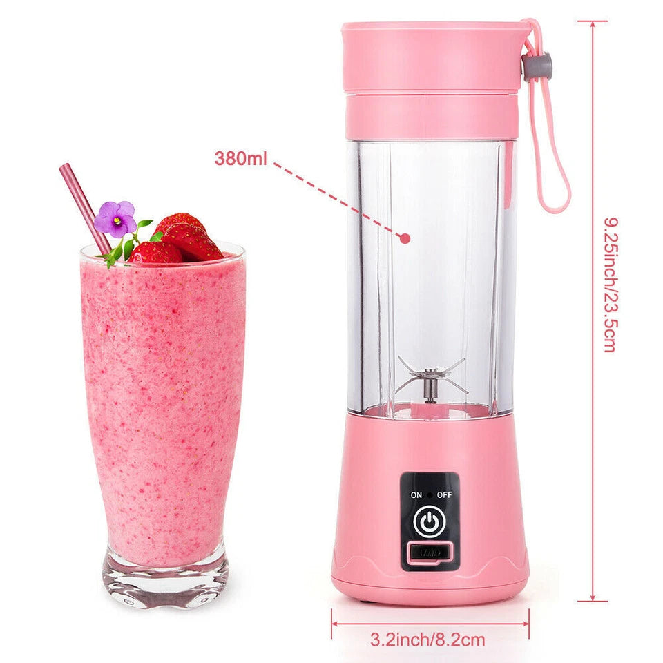 Portable Blender Bottle – Rechargeable Personal Smoothie & Shake Maker